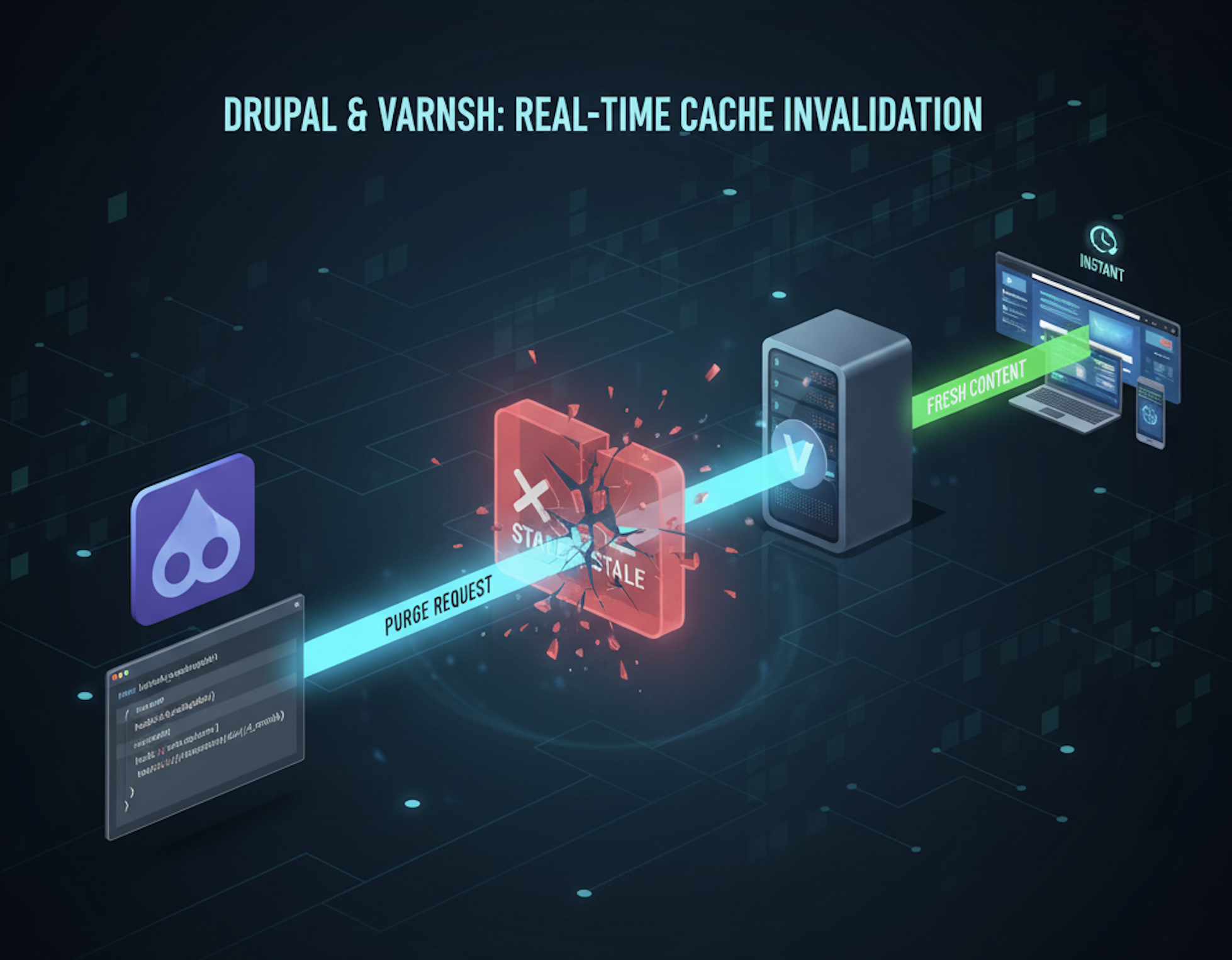 drupal varnish cache invalidation