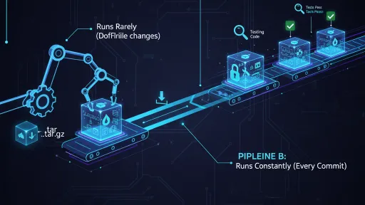factory and assembly line pipeline for speed